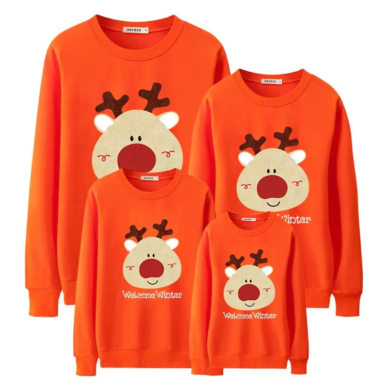 Color 2 MVUPP/зимняя одежда; подходящая футболка для всей семьи; Рождественская одежда для мамы, папы, дочери и сына; Милая модная одежда для семьи - Цвет: Color 2