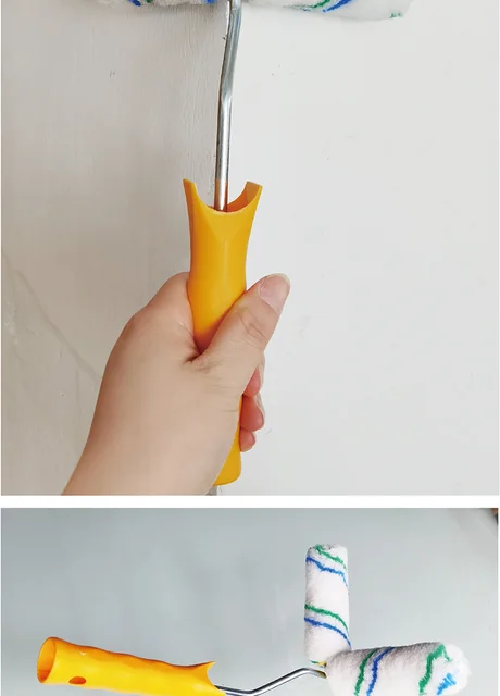 External Corner Trimming Paint Roller Brush Small Roller 2 inch 4 inch Mini  Thumb Repair Brush for wall trimmer decorative