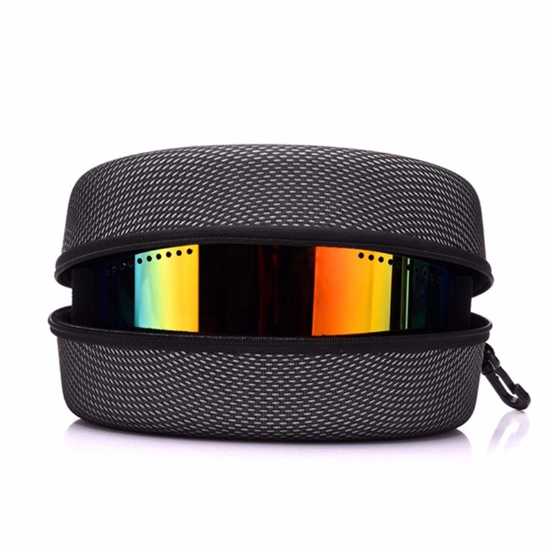 

Snowboard Zipper Snow Ski Goggles Glasses Protection Carrying Hard Case Portable For Ski Goggles, Reading Glasses