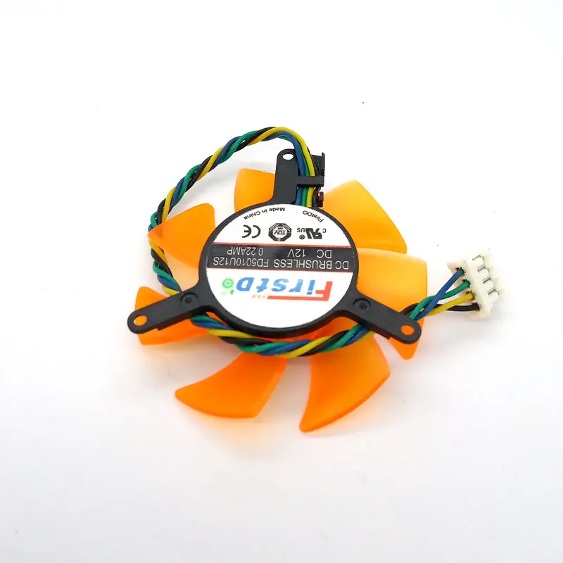 Новый оригинальный FD5010U12S DC12V 0.22a диаметр 45 мм шаг 39 для графической карты ZOTAC