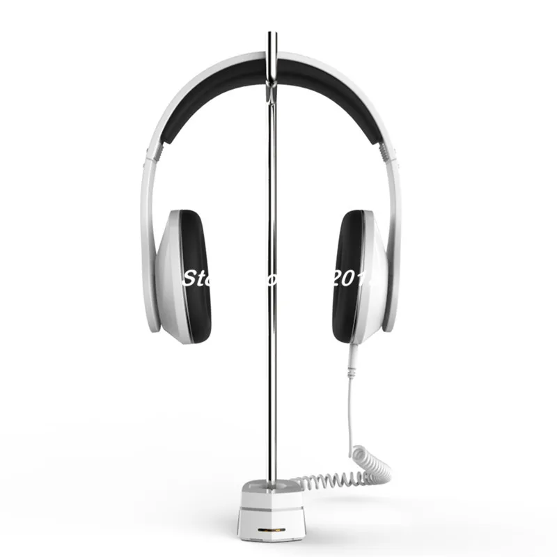 

New Design Headphone Display Security stand for Headphones, Headsets earphone Alarm System Stand