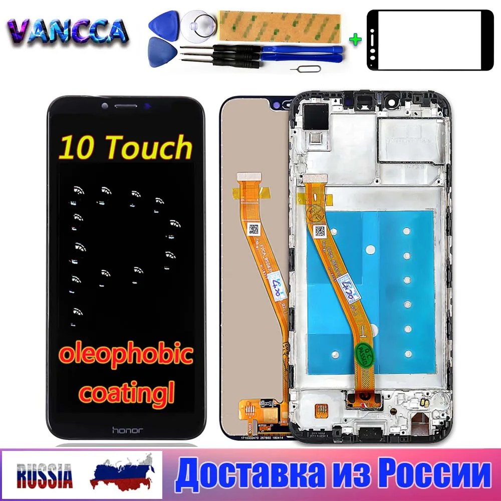 ЖК дисплей Vancca для Huawei Honor Play сенсорный экран с Oleophobic покрытием и дигитайзером в