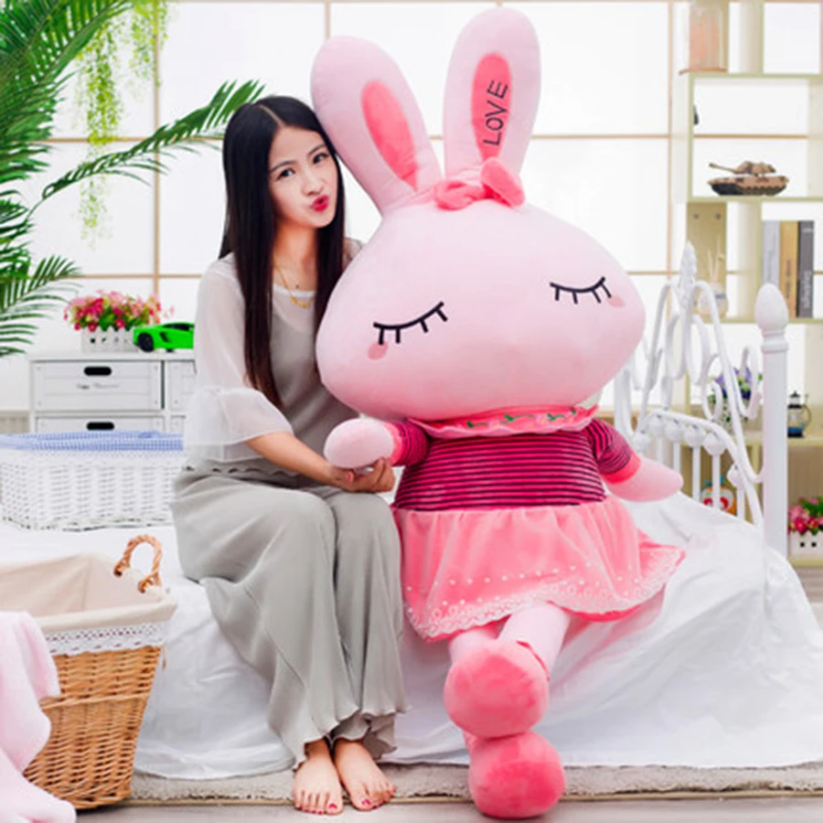 Кролик Куклы Плюшевые классические кролик игрушка забавный кролик Kawaii плюшевая подушка для детей друзья девочки милые животные CC50MR