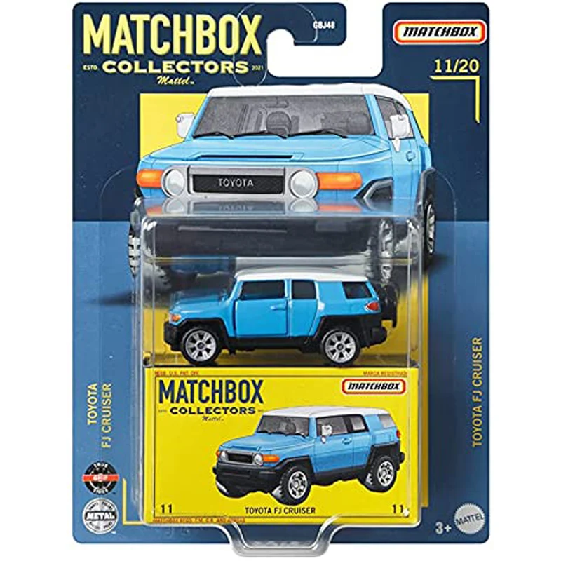 USA Matchbox Collectors 2021 Blue Toyota FJ Cruiser 11/20 Mattel New Sealed FS 