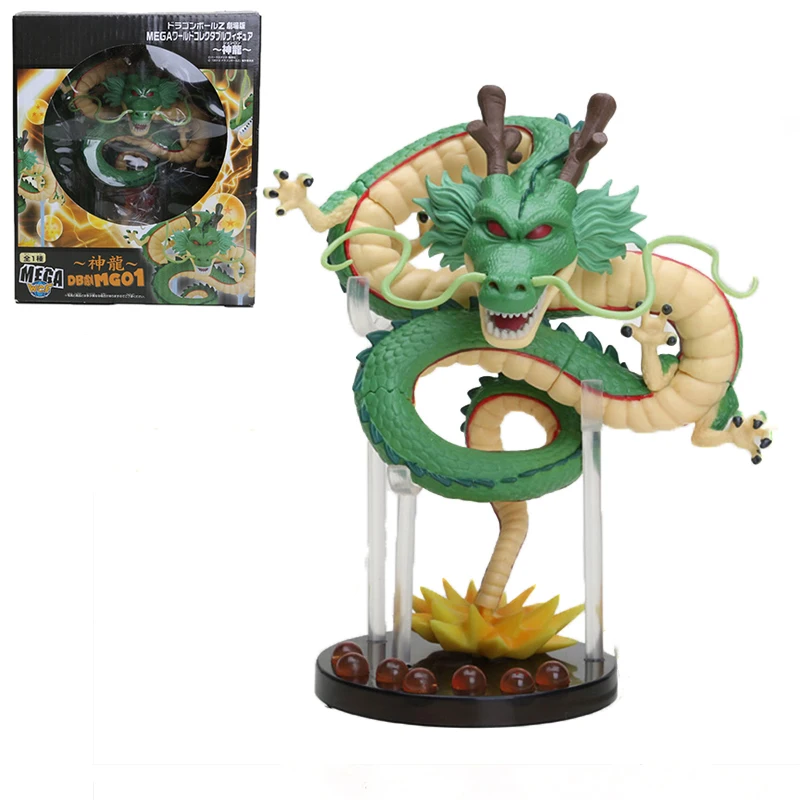 15 см Dragon Ball Shenron figulas прикроватная лампа Dragon Ball Z рисунок ночной Светильник Shenlong+ 7 шт 3,5 см шарики+ акриловая полка DBZ - Цвет: only shenron2