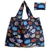 Reusable Foldable shopping bag high quality large size Tote Bag  eco bag waterproof T-shirt bag shopkeeper Bags handbags ► Photo 2/6