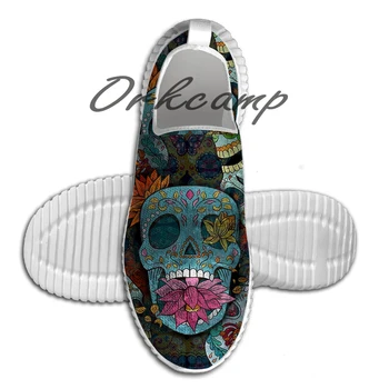 

Sugar Skulls Design Running Shoes Walking Shoes Summer Comfortable light weight Jogging Yoga shoes