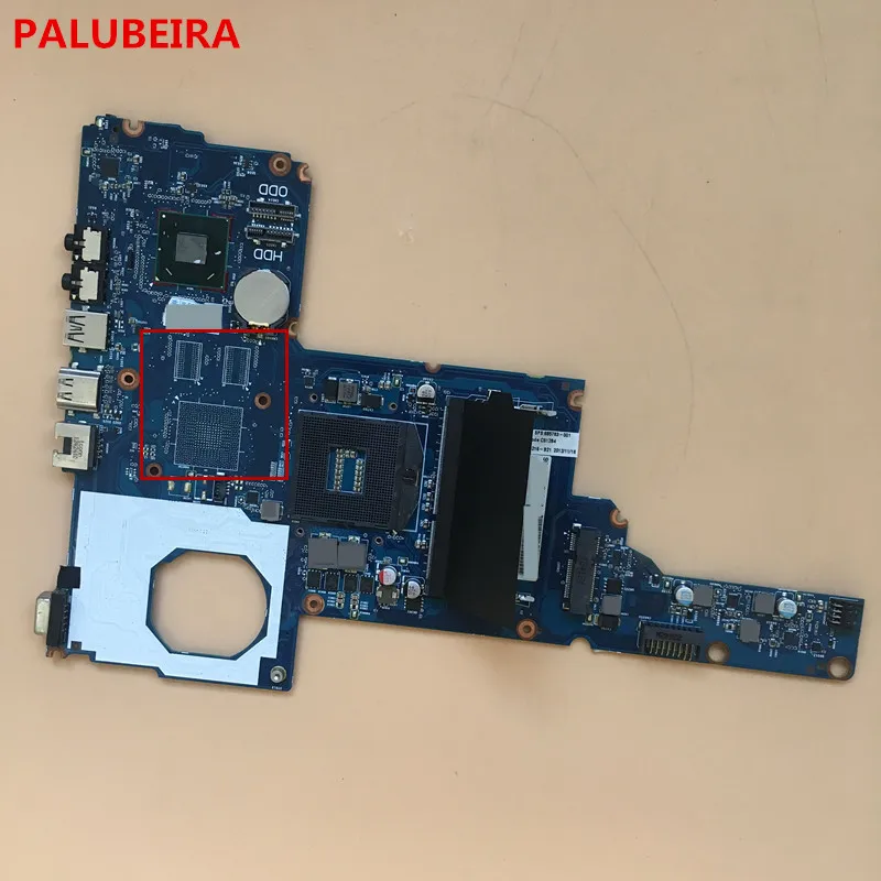 PALUBEIRA 685783-001 аккумулятор большой емкости для hp CQ45 450 1000 2000 системная материнская плата для ноутбука DDR3 тестирование работы