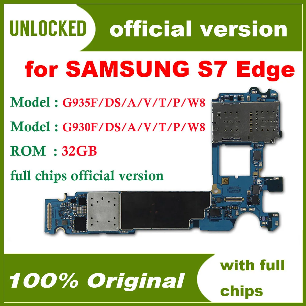 Original Unlock G930f G930a G930p G930t G930v G935fd G930fd For Samsung Galaxy S7 Edge G935f G935a G935v G935t G935p Motherboard Mobile Phone Antenna Aliexpress