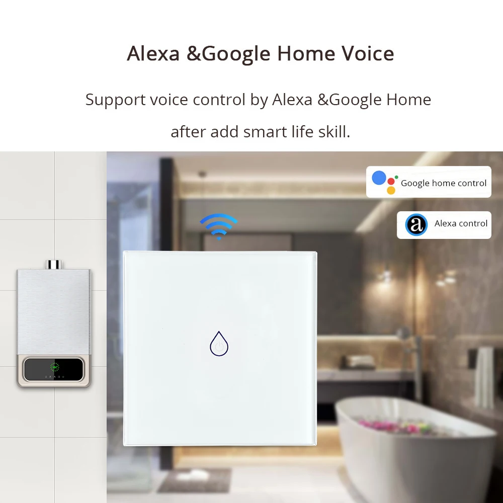 Wifi умный переключатель 16A для водонагревателя Alexa Google домашний котел Переключатели Таймер открытый пульт дистанционного управления кондиционер