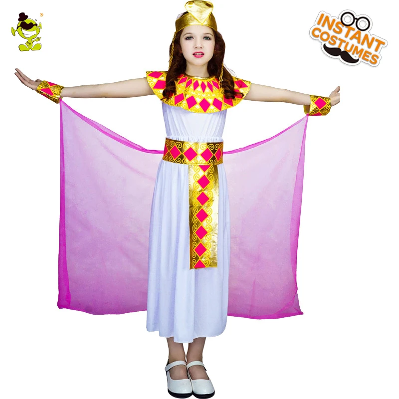 Дизайн Клеопатра Детский костюм местные традиционные национальные праздничные костюмы Красивый Традиционный костюм для девочек - Цвет: CC876