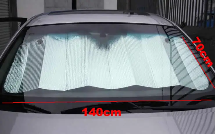 140*70 см Популярный Повседневный складной универсальный автомобильный козырек на лобовое стекло крышка передний задний блок окно солнцезащитный козырек и
