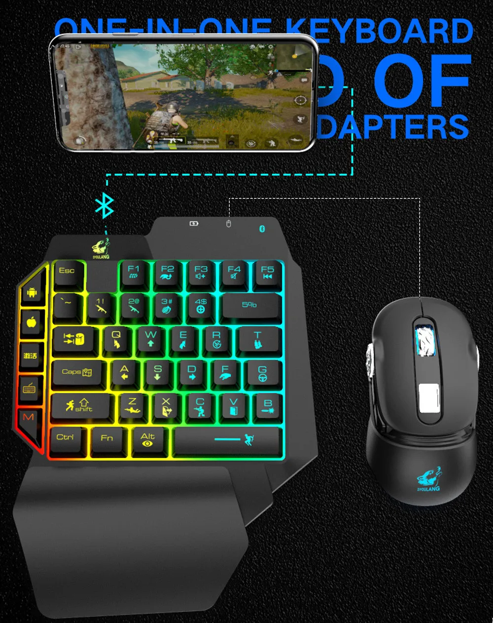 G11 мобильный геймпад Blueteeth 4,2 клавиатура конвертер адаптер для IOS gaming mouse игровая мышка беспроводная мышь# G20