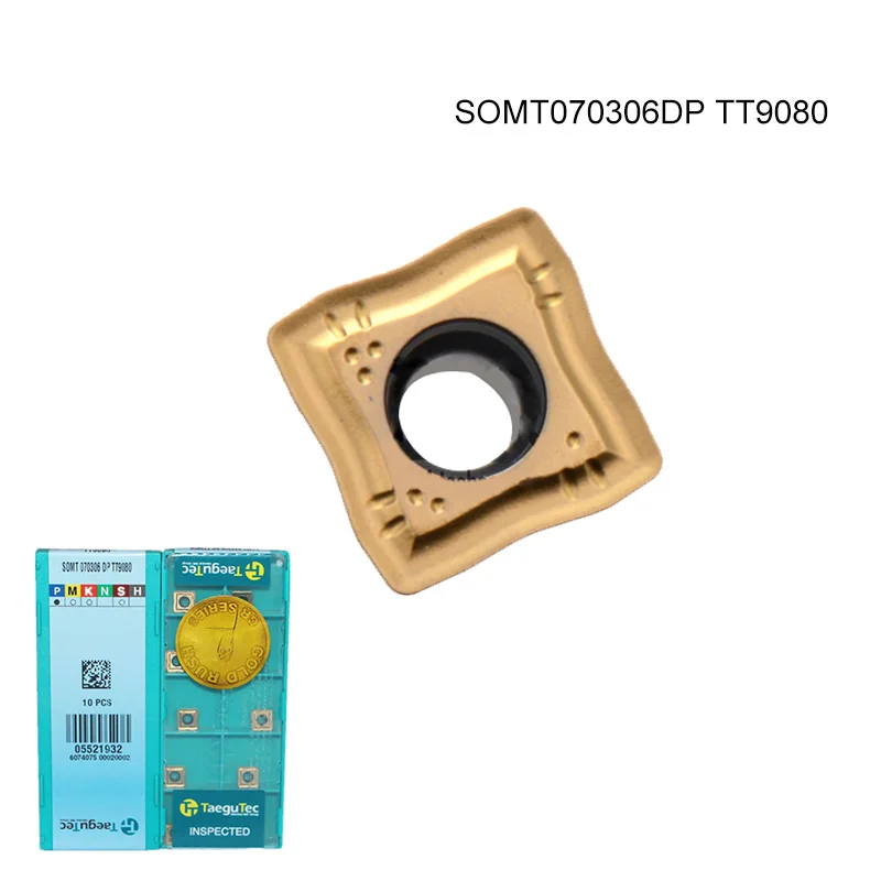10 шт. SOMT070306DP SOMT11T308DP SOMT08T306DP TT9080 высокое качество вкладыши для твердосплавного фрезерования токарный станок для резчик пластин