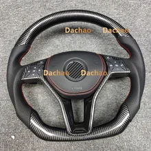 

Real Carbon Fiber Leather Steering Wheel for Mercedes Benz W204