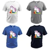 Unicorn T Shirt Rainbow Funny Spoof High Quality 100% Cotton White Black Tops Cartoon T-shirt Gift EU Size ► Photo 3/5