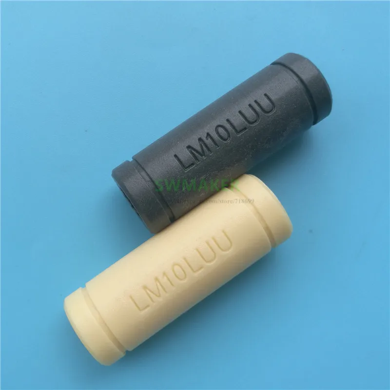 

1 шт., удлиненный подшипник LM10LUU из твердого полимерного пластика, 10 мм