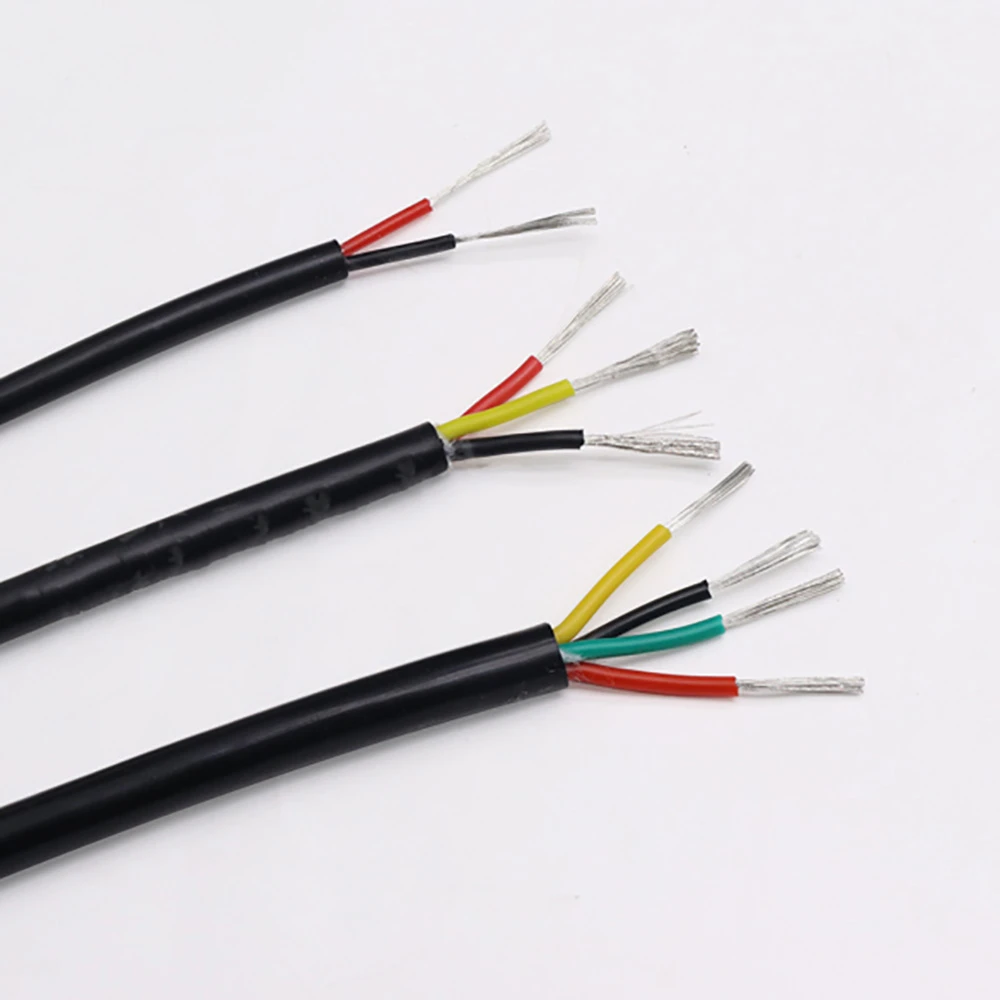 Multi-Core Soft Silicone Rubber Cable Tinned Copper High Temp Wire Power Cable