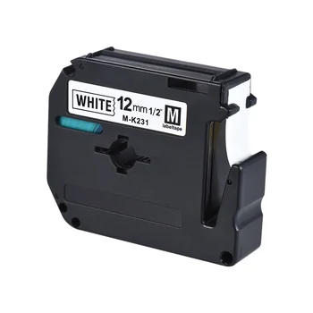 

Black on White Label Tape Compatible for Brother PT-65/PT-70/PT80 Label Printer 9mm * 8m