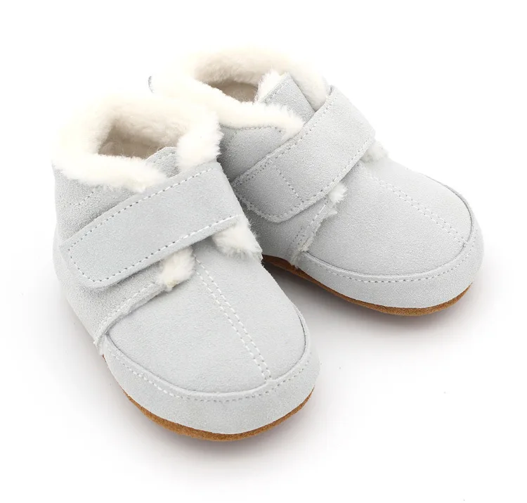 Dolakids/Новые теплые замшевые туфли из воловьей кожи для младенцев и малышей, мягкая кожаная обувь на мягкой подошве для малышей 0-24 месяцев