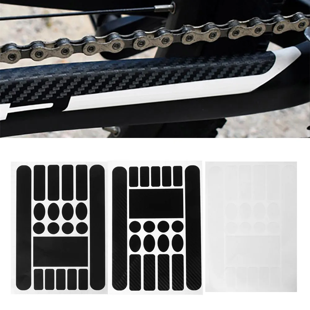 

1 Pc Protection Front Fork Sticker Reflective Strip Bicycle Cycling Mountain Bike Chain Frame Safety Tape