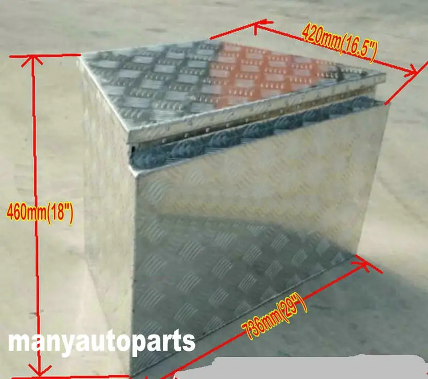1" X 29" X 1" трейлер грузовик пикап нижнее белье язык ящик для инструментов хранения