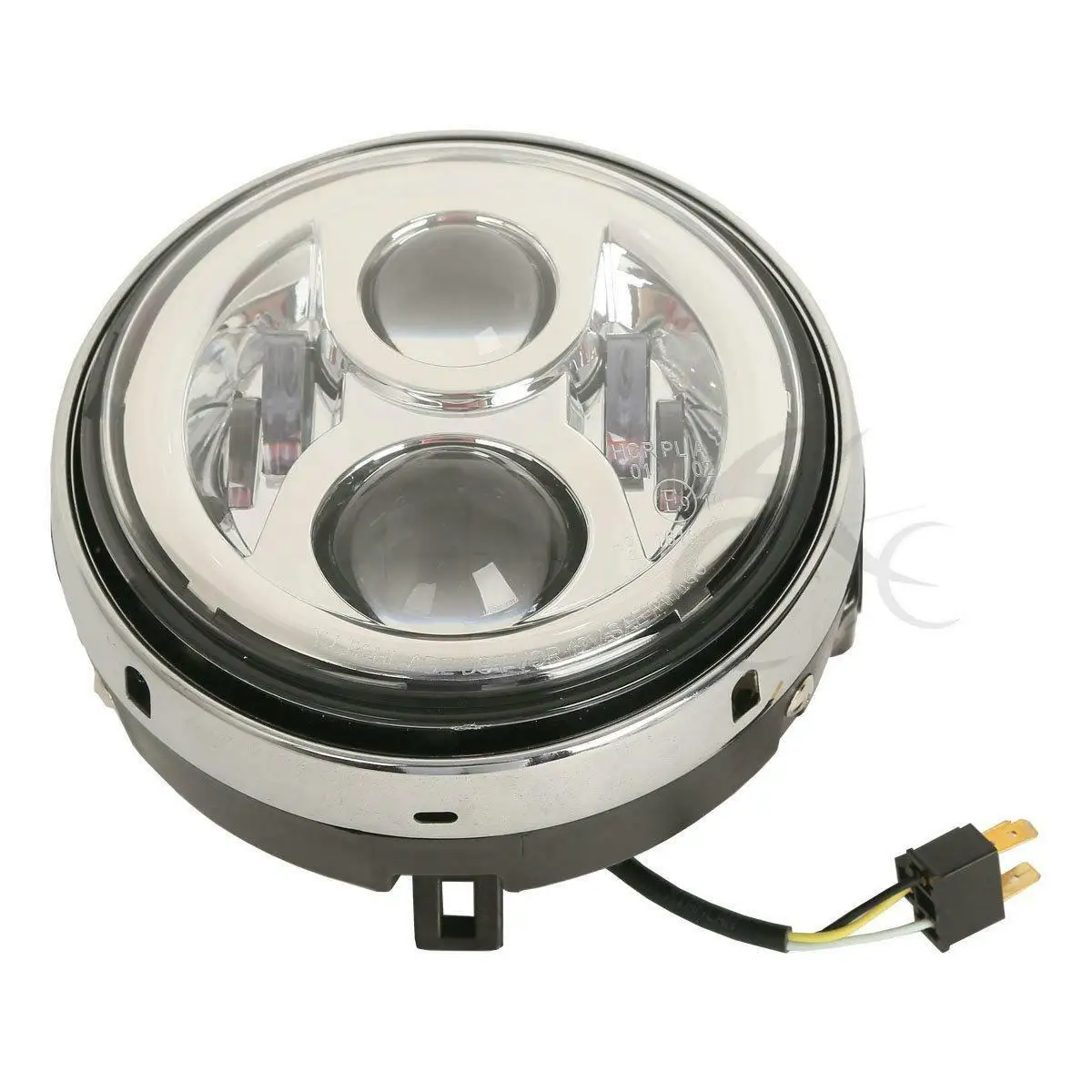 Motorcycle 7" Round LED Headlight Lamp For Honda CB 400 500 1300 Hornet 250 600 900 VTR 250