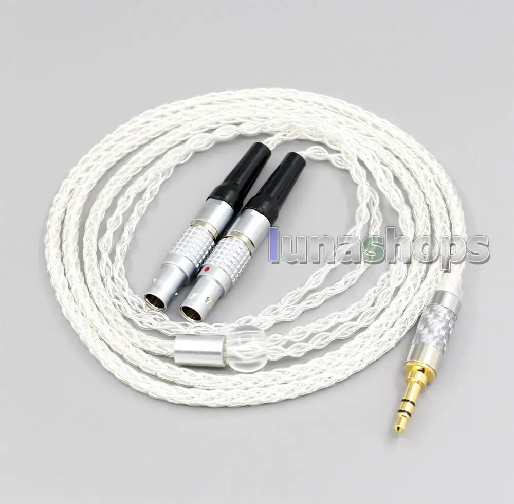LN006554 2 5 мм 4 XLR 3 8 ядер посеребренный OCC кабель для наушников Focal Utopia Fidelity Circumaural
