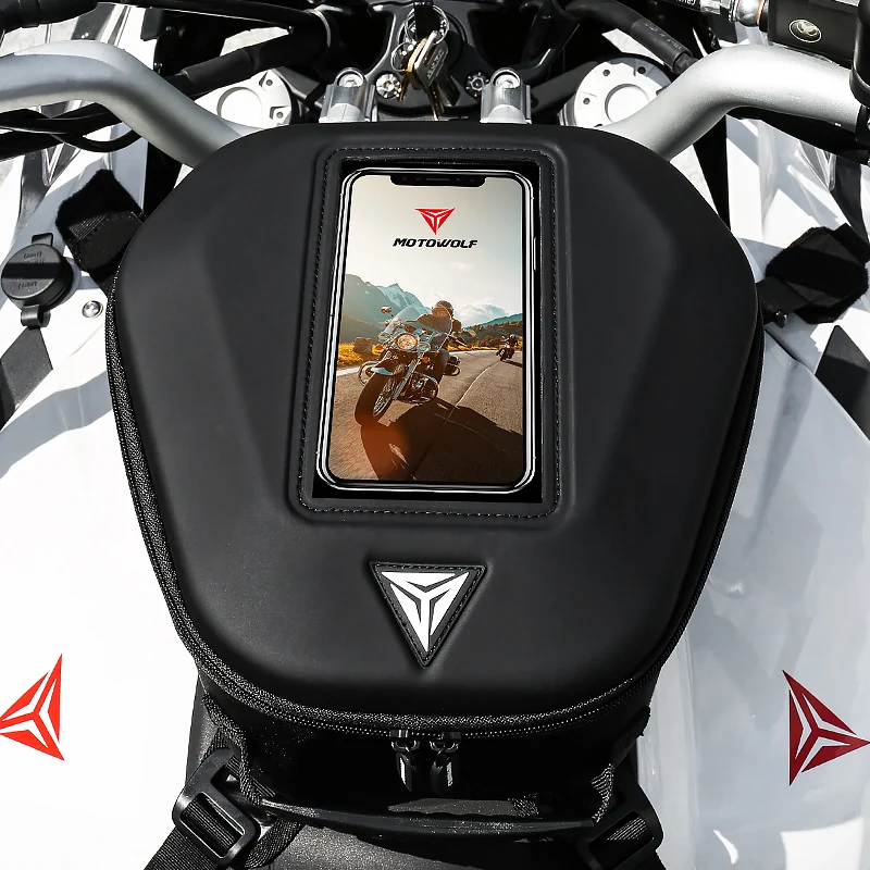 

Мотоцикл Motowolf Bag, сумка для сенсорного экрана, мотоциклетная сумка, сумки для топливного бака, мотоциклов, водонепроницаемые чемоданы