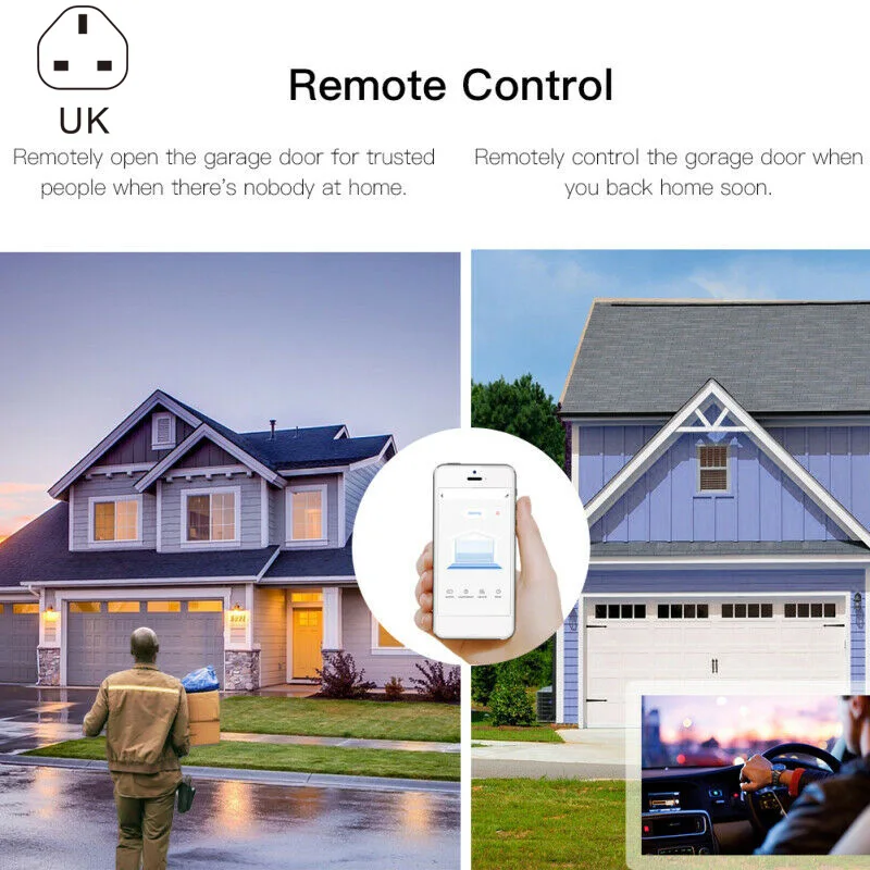 

Smart Home Garage Door Opener WiFi Wireless Remote Controller Switch SP99