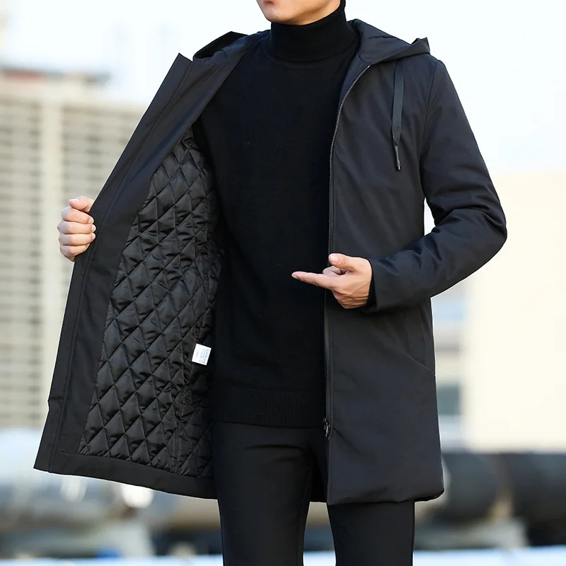 Men Jackets Autumn Winter Men's Trench Coat Men Casual Thicken Warm Hooded Jacket Male Windbreaker Outerwear Jaquet Man coat 6XL Men Jackets Autumn Winter Men's Trench Coat Men Casual Thicken Warm Hooded Jacket Male Windbreaker Outerwear Jaquet Man coat 6XL