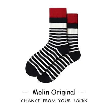 

Female Sox Striped Men's Socks Solid Unisex Casual Cotton Sock Adult Autumn Winter Fashion Trend Black White Lovers Skarpetki