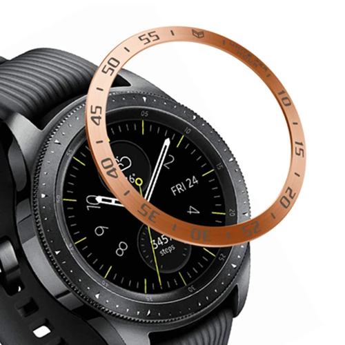 A 3 Galaxy БЕЗЕЛЬ для наручных часов кольцо для samsung Galaxy Watch 46 мм/42 мм Шестерня S3 металлическая рамка из нержавеющей стали кольцо клеющаяся Крышка для шестерни S3 - Цвет: A 3