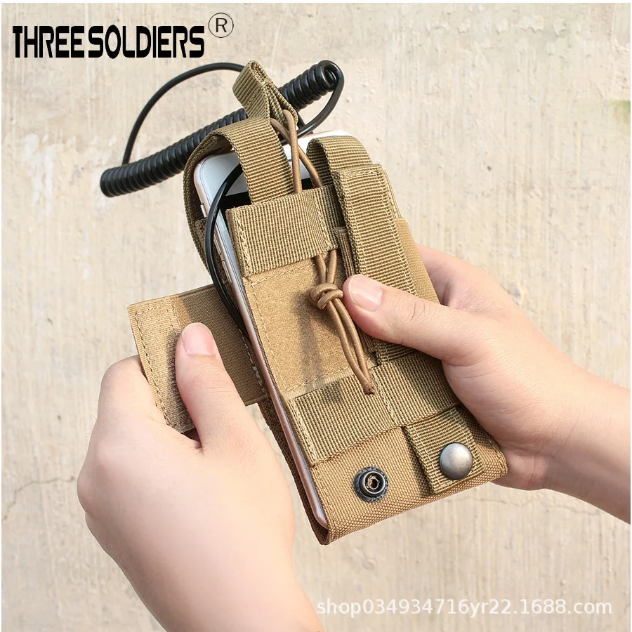 

Army Fans Tactical Molle Accessory Kit Mobile Phone Charging Po Dual Use Wallet Multi-functional Outdoor Kit