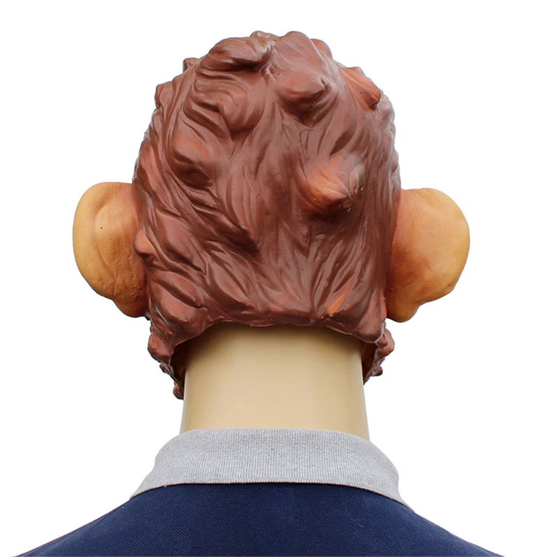 monkey orangutan Creative Funny Latex Unisex Movie Cosplay Anime costume Prop Adult Animal Party Mask for Halloween