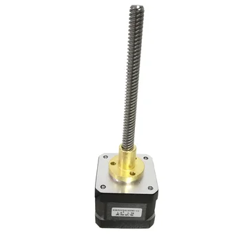 

Body length 34mm T8 screw 110mm lead 8mm two-phase four wire 42 linear screw stepper motor with nut