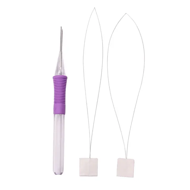 Embroidery Pen Set Magic Patterns Punch Needle Kit Craft For DIY Sewing Embroidery Cross Stitch Kits And Knitting Sewing ABS 3