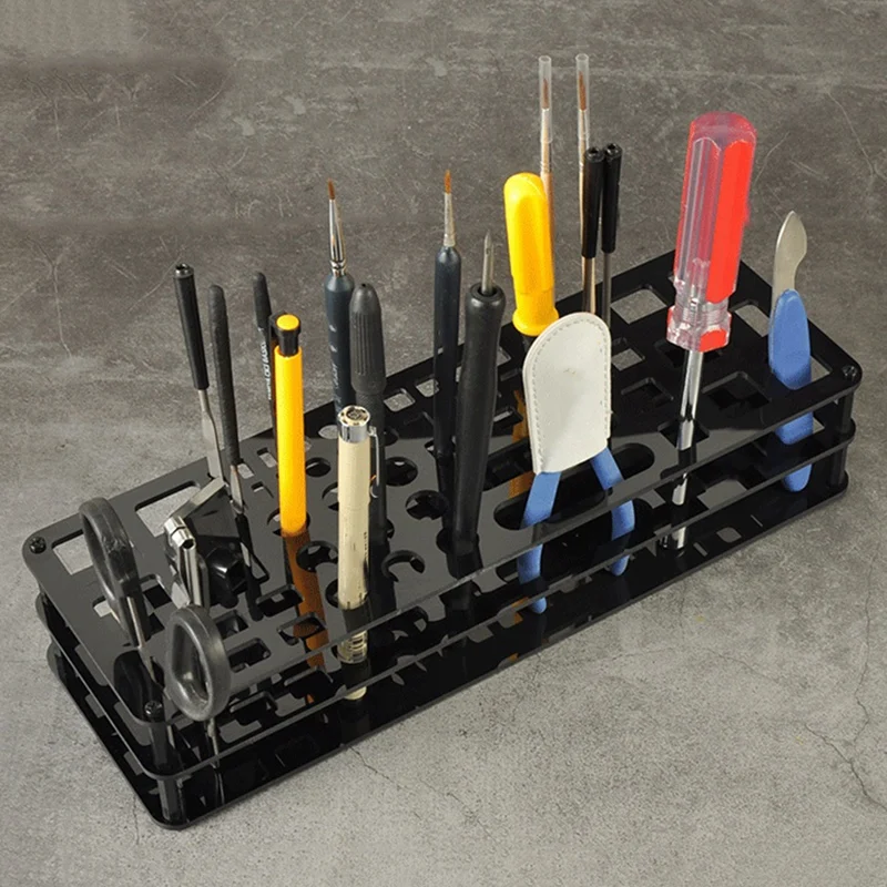 portable tool chest Screwdriver Storage Rack Holder Screwdriver Organizers For Hex Cross Screw Driver RC Tools Kit Organizers 63 Hole tech tool bag