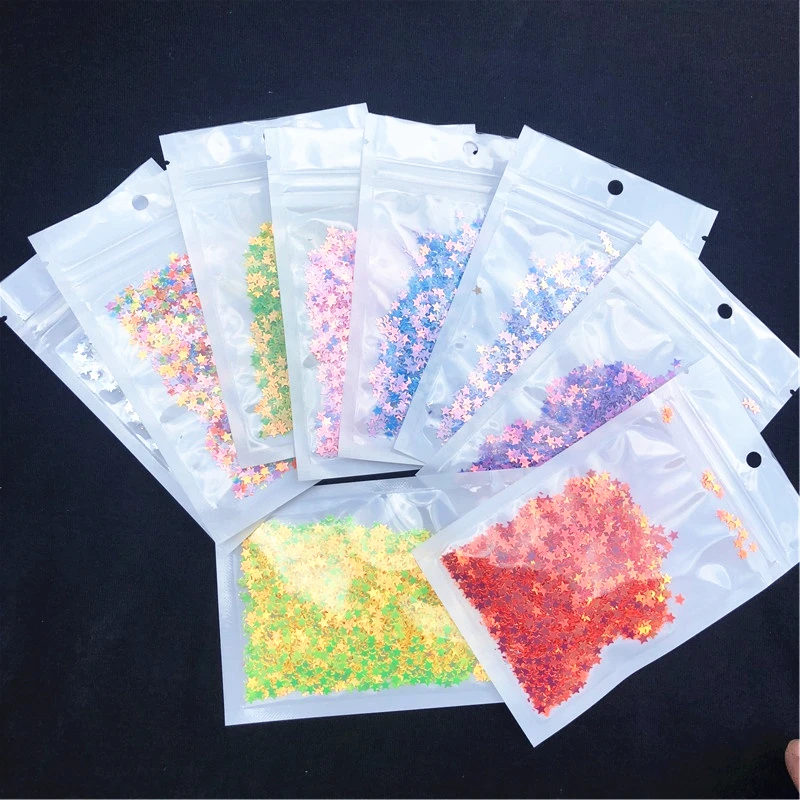 Glittering False Nail Star Sequins 10g/Pack 4mm Star Glitter Paillettes powder Craft nail fabric sequin Slime Wedding Decro sequins for crafts,sequin embroidery accessories,sequins accessories,nail art decor,sequins jewelry accessories