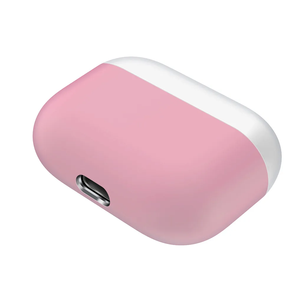 Чехол для наушников для AirPods Pro, беспроводной зарядный чехол, силиконовый защитный чехол, держатель, чехол для наушников, наушники-L1108