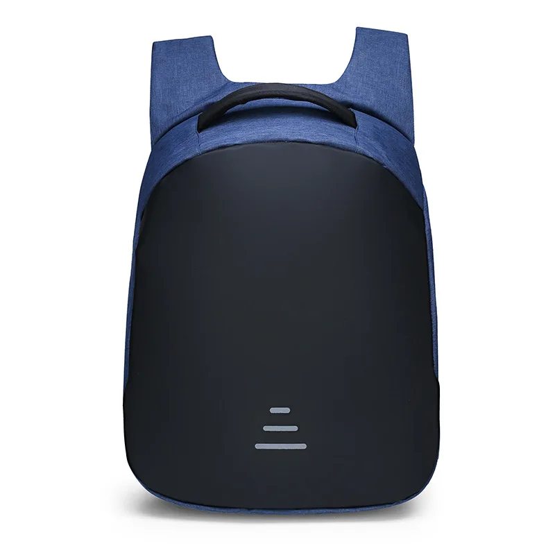 BelaBolso, панельный рюкзак для ноутбука 15,6 дюймов, Мужская Новая дорожная сумка, рюкзак с зарядкой через usb, Мужской многофункциональный модный рюкзак HMB696 - Цвет: Синий