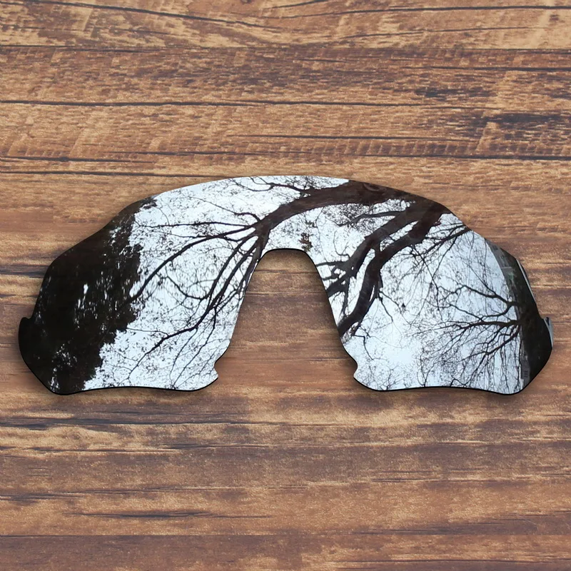 Metallic Silver ToughAsNails поляризованные Сменные линзы для солнцезащитных очков оокли куртка полета OO9401-несколько вариантов - Цвет линз: Metallic Silver