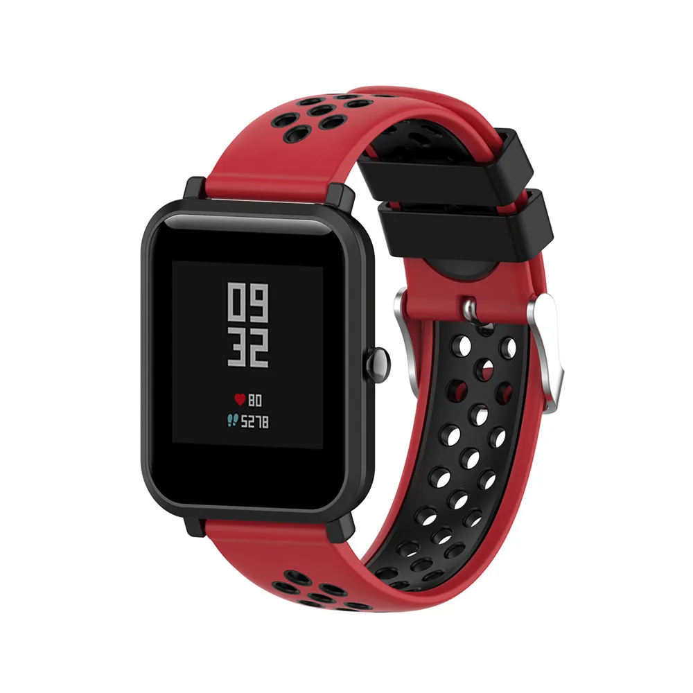 20 мм силиконовый браслет для Garmin Vivoactive 3/HR для Ticwatch 2/E/C2 для samsung gear R600/Galaxy Watch R815 Смарт-часы