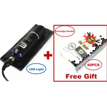 Профессиональная роторная татуировка машина Hybird ручка Перманентный макияж с бесплатным подарком 40 шт. картридж иглы