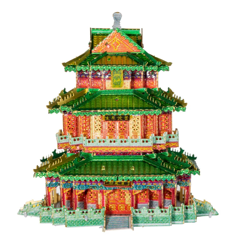 Art Model Mu 3D Metal Puzzle National Tide In The Palm Kit Modello Diy Laser Cut Assemblare Puzzle Giocattolo Regalo Per Bambini