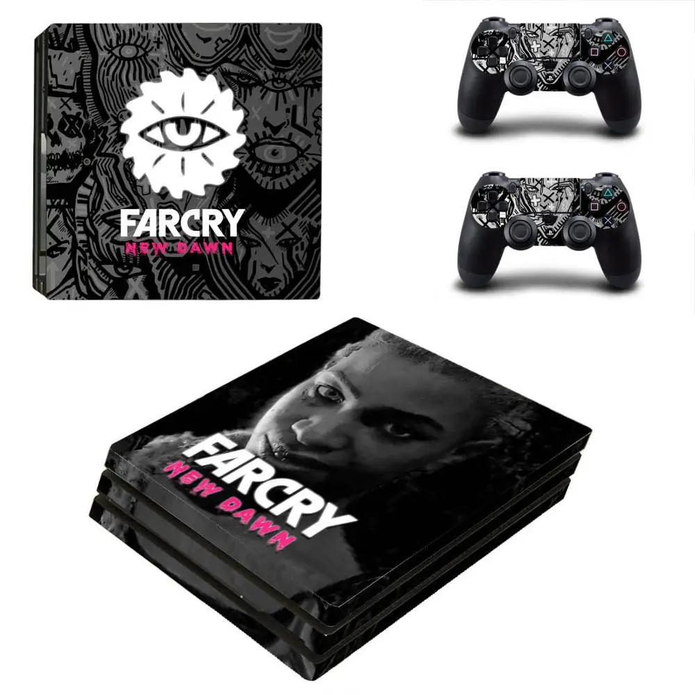Far Cry New Dawn PS4 Pro наклейка PS 4 Play station 4 Pro виниловая наклейка s для playstation 4 Pro консоль и контроллер