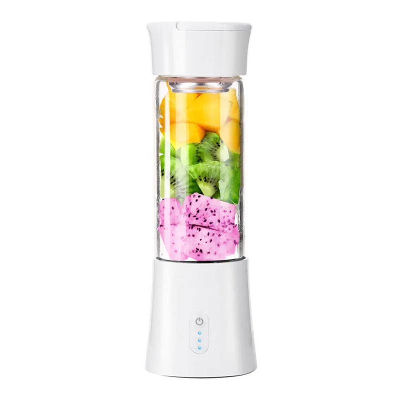 

Portable Juicer Blender Household Fruit Mixer Six Blades in 3D 380ml Fruit Mixing Machine FP8