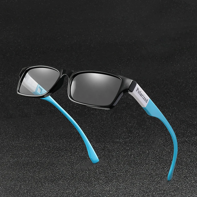 LongKeeper Polarized Photochromic Sunglasses Men Vintage Rectangle Chameleon Sun Glasses Driver Goggles UV400 Lentes Sol Hombre