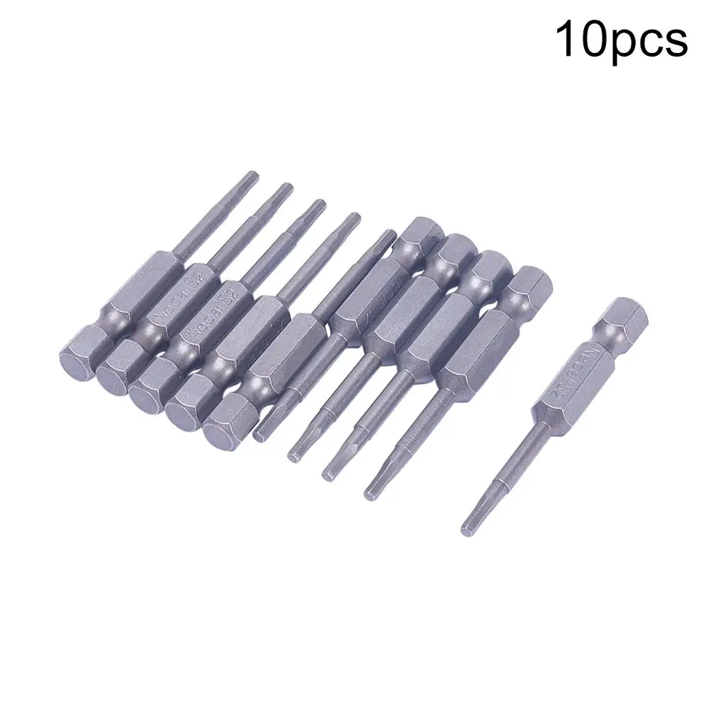 Utoolmart 10 шт./лот 1/" шестигранный хвостовик Магнитная отвертка с шестигранной головкой Набор шестигранных отверток длина 50 мм