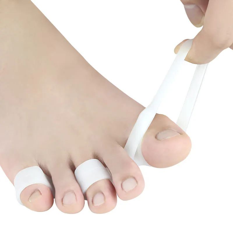2 шт. = 1 пара инструмент для ухода за ногами 3 отверстия Hallux Valgus протектор педикюр ортопедический Bunion корректор для ног разделитель для большого пальца выпрямитель